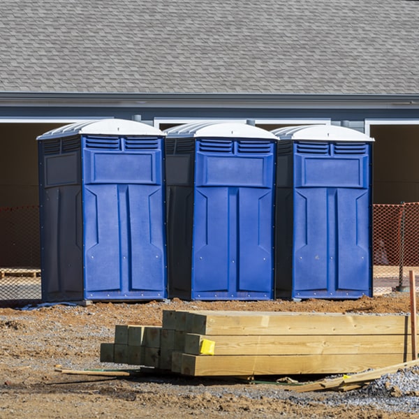 are there any restrictions on where i can place the portable toilets during my rental period in Palo Verde Arizona